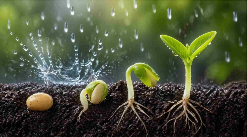 Las semillas pueden oír la lluvia al caer y se preparan para germinar